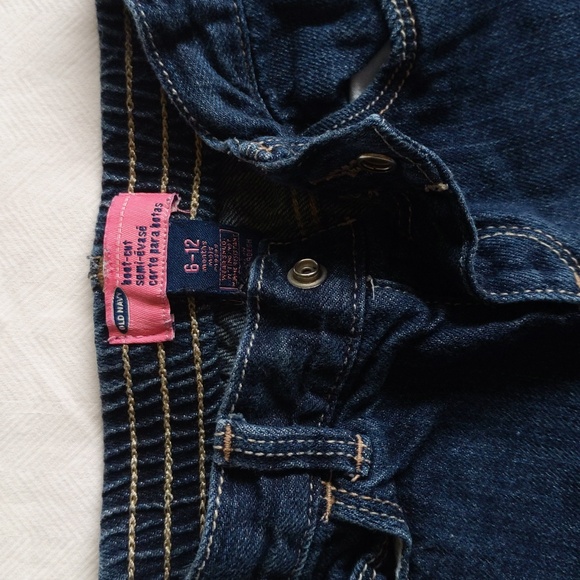 old navy boot-cut denim jeans 6-12 months baby girl - Picture 3 of 5